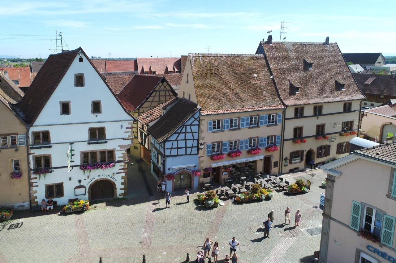 Gites Au Chateau Fleuri Eguisheim Kamer foto